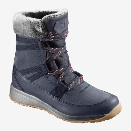 Salomon HEIKA LTR CS WP Womens Hiking Boots Navy UK XBOL